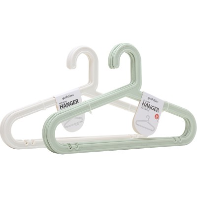 Wholesale Bathroom Flexible Custom Logo Plastic Shirt Coat Multi Clothes Hanger, Plastic Coat Hanger